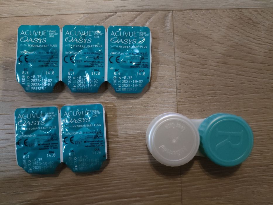 Soczewki kontaktowe dwutygodniowe -0,75 5 sztuk