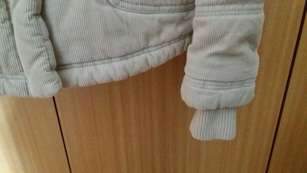 Casaco creme com botões originais