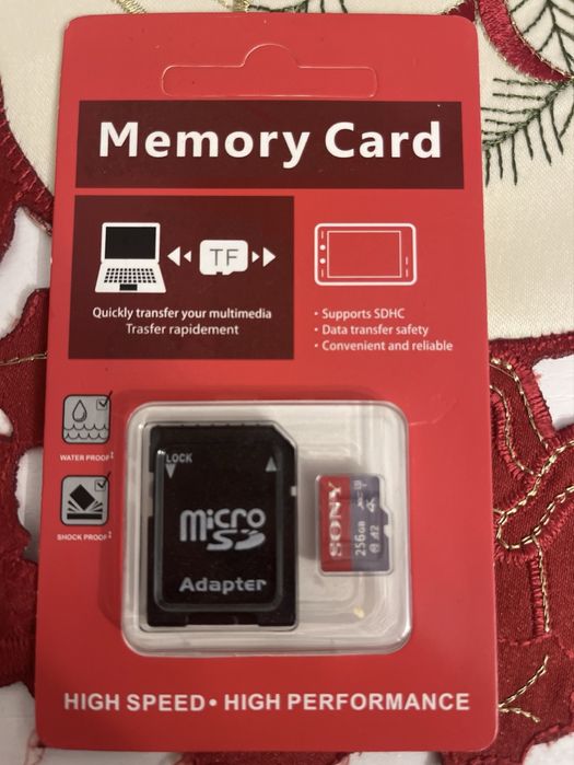 karta micro SD 256gb nowa