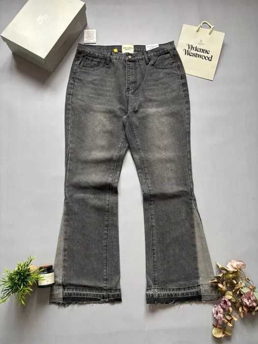 ‼️ БЕЗ ПЕРЕДОПЛАТИ ‼️Gallery Dept Flared Jeans чорні джинси кльош / Галері Депт