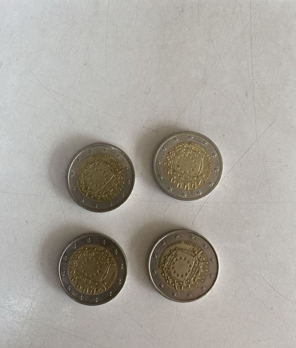 Moedas comomerativas 2€ circuladas