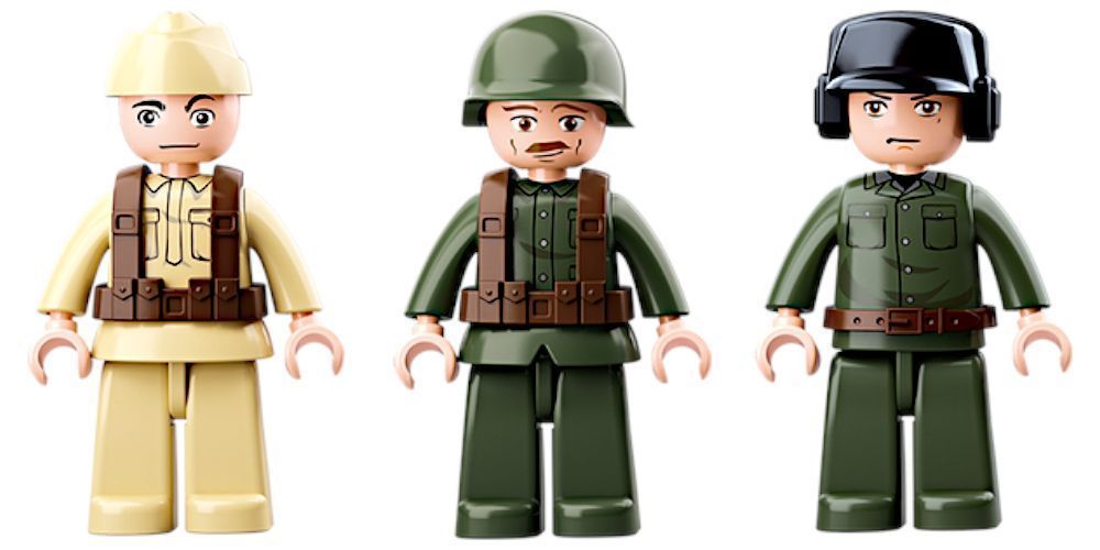 Klocki Transporter Opancerzony Hanomag Sd.Kfz. 251+Działo komp. LEGO