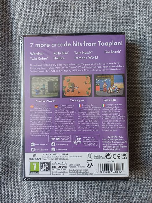 Toaplan Arcade 2 Evercade nowa, oryginalnie zafoliowana