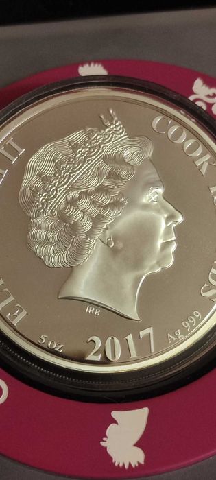 25 доларів 2017 р, 155 г Срібла