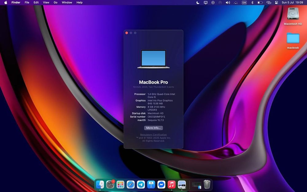 LIKE NEW | MacBook Pro 13-inch, 2020 | i5 | 8GB RAM | 256GB