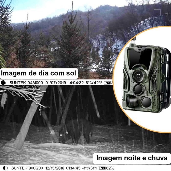 Camera de caça HC801G HC-801 3G MMS email camara envia foto telemovel