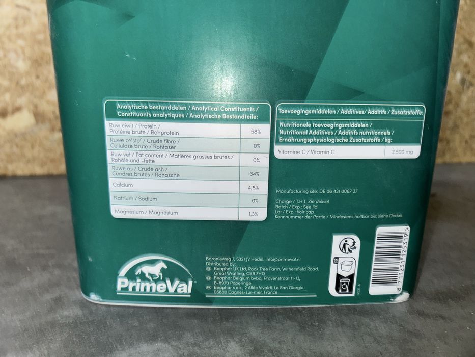 PrimeVal Gelatina para cavalos