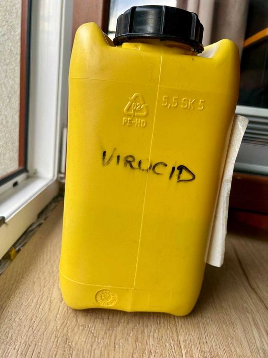 VIROCID ASF 5L PŁYN do dezynfekcji WIRUSOBÓJCZY sporobójczy koncetrat