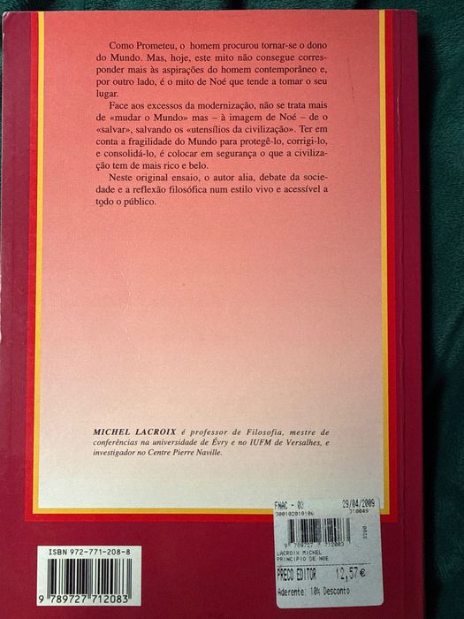 O princípio de Noé aplicado ao Património Cultural