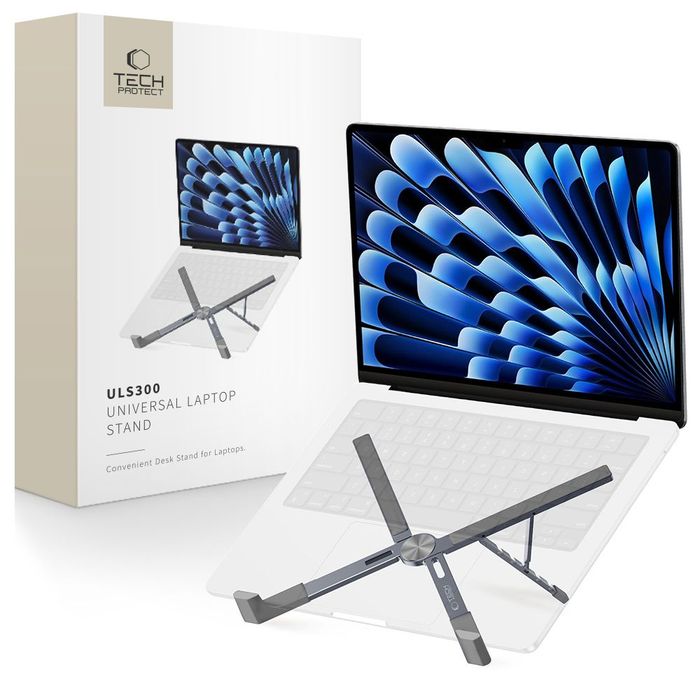 Tech-Protect ULS300 universal laptop stand grey