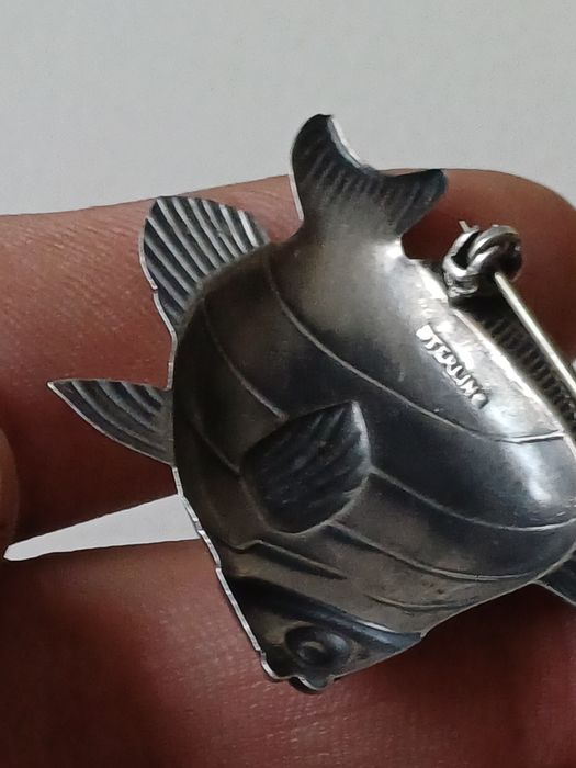 Srebrna broszka Sterling kolekcjonerska srebro