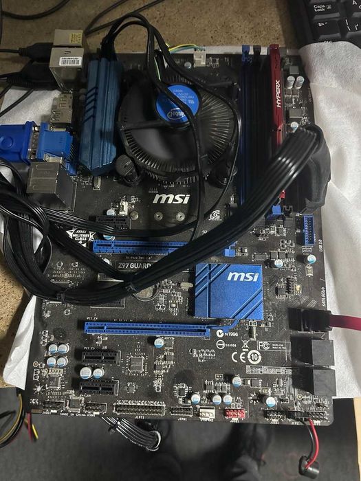 Комплект MSI Z97 Guard Pro/Intel Core i7-4770k/Hyper X Fury 1600 8 Gb