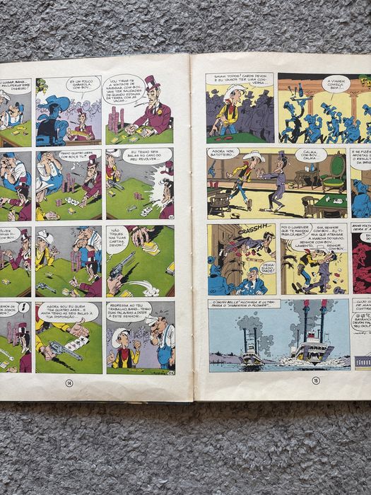 Livro capa dura Lucky Luke