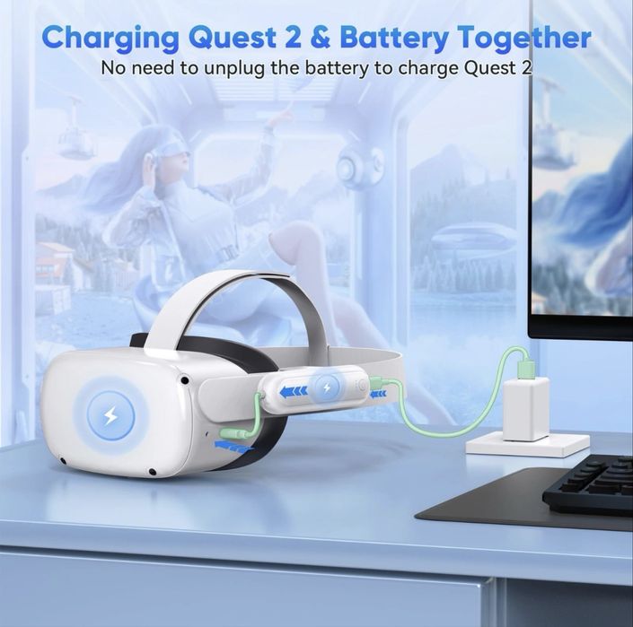 Акумулятор для шолома Meta Quest 2-3-3s