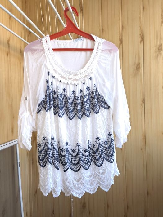 Женская шелковая блуза кофточка