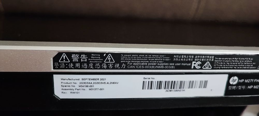 Sprzedam Monitor HP m27f