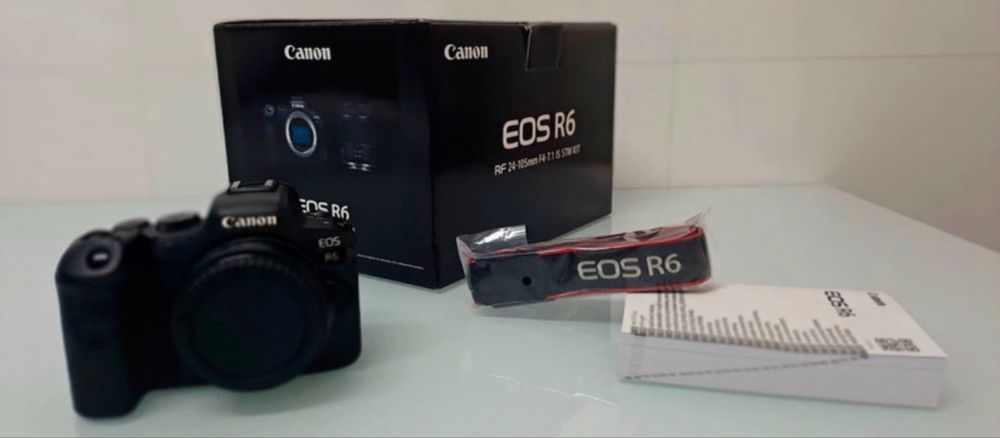 Canon r6 em excelente estado