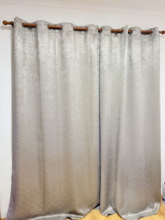 Cortinafos com suport madeira 2x 140-260 altura
