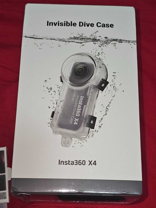 Insta360 X4 Camera 360 8K + Invisible Dive Case Selada