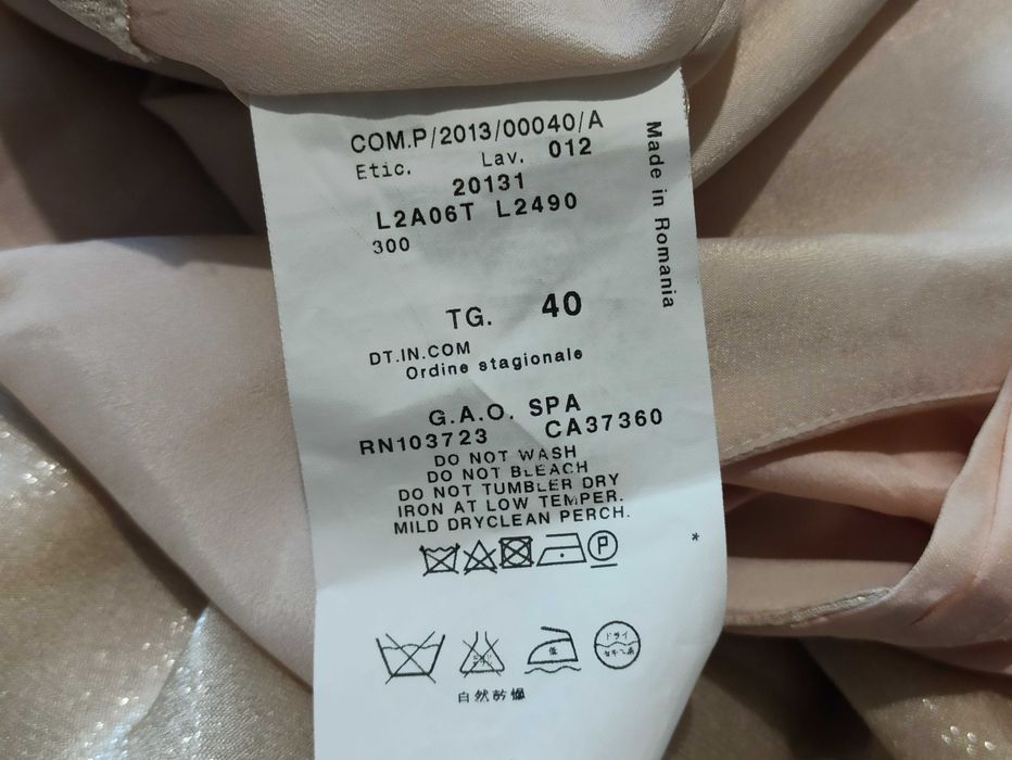 Платье шелковое Emporio Armani