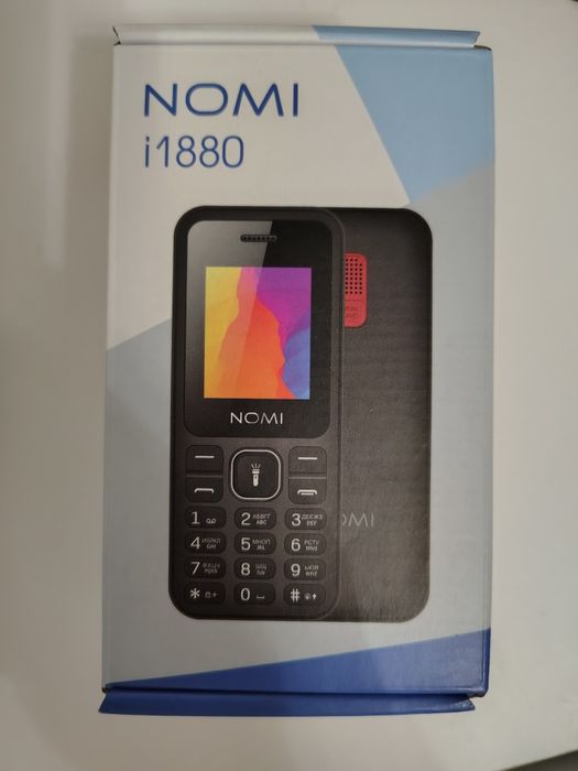 Мобільний телефон Nomi i1880 Black новий з гарантією