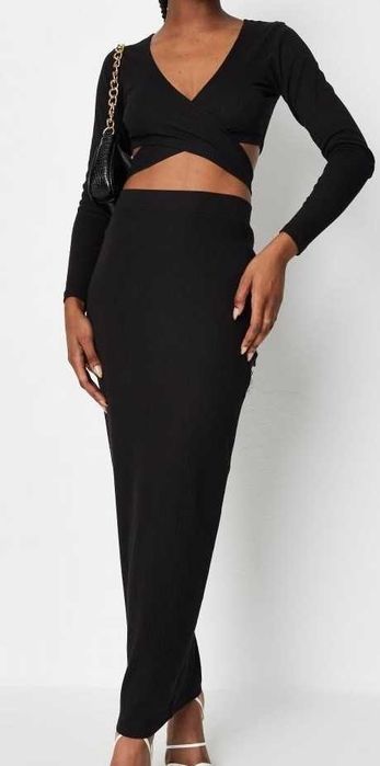 Missguided-prązkowany komplet roz.42/44/46