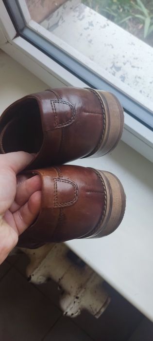 Туфли кожаные новые 43-43.5 размер