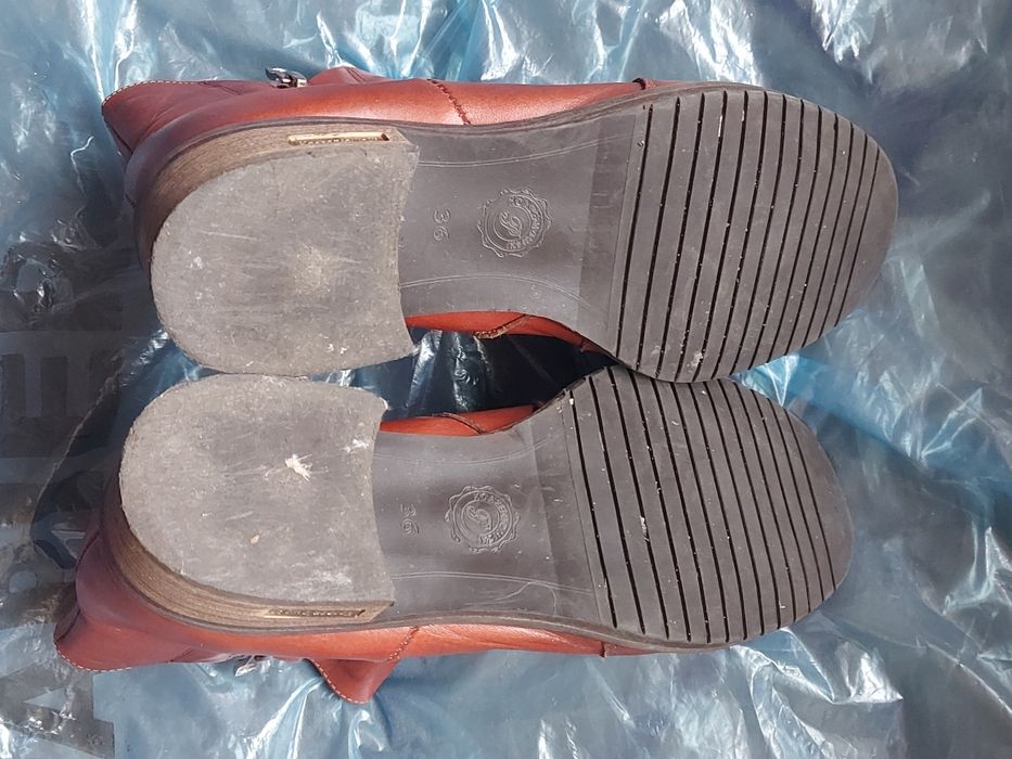 Botki damskie skórzane rozmiar 36 firma Korzeniowski