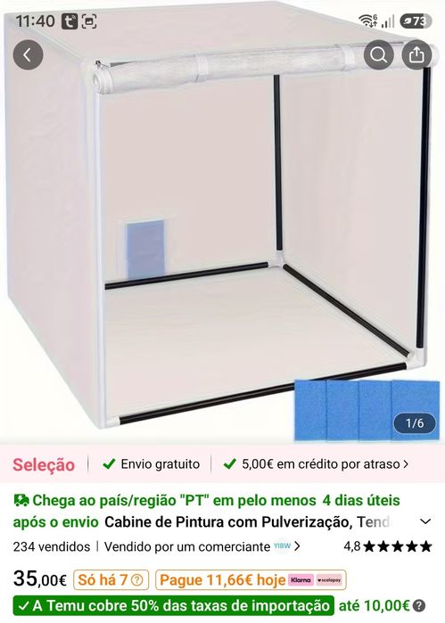 Estufa de pintura