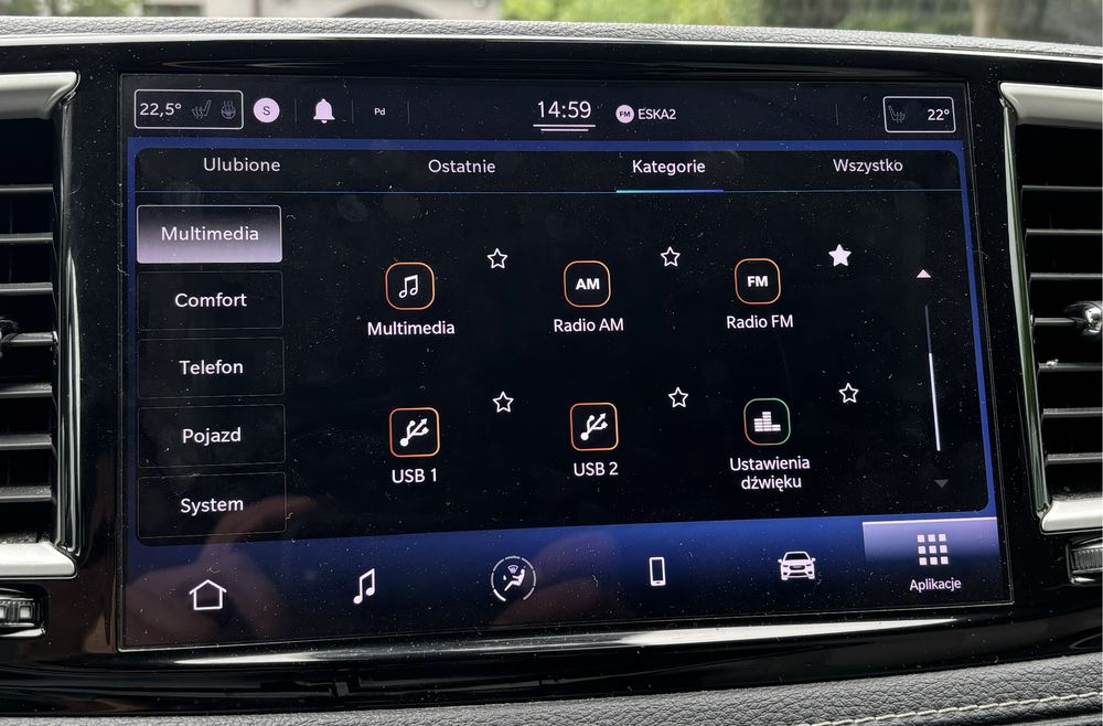 uconnect 5 Dodge Durango polski mapy lektor lampy kluczyki crash