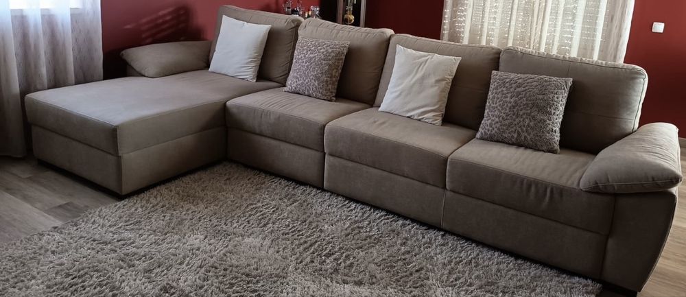 Vendo sofa com chaise longue