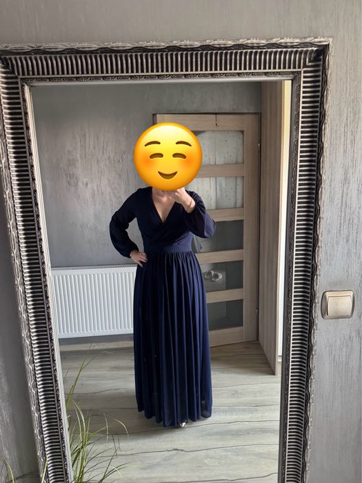 Sukienka dluga maxi Roco Fashion XL
