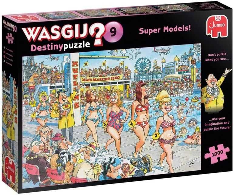 Фірмовий пазл вазгіч wasgij original 1000 для дорослих №4 Супер моделі