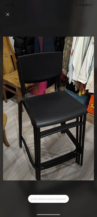 Krzesła hokery Ikea