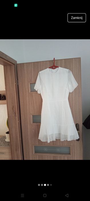 Biała sukienka Shein