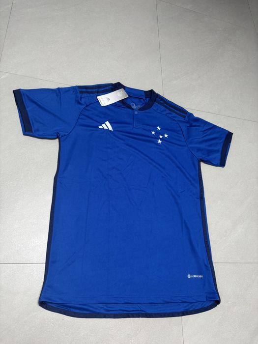 Niebieska koszulka pilkarska Adidas nowa z metka