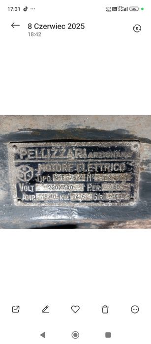 Moto silnik 17.5 KV  1400