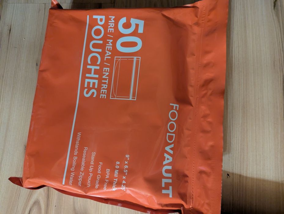 Opakowania mylarowe mylar bags Fresh Pack USA worki MRE  10 sztuk