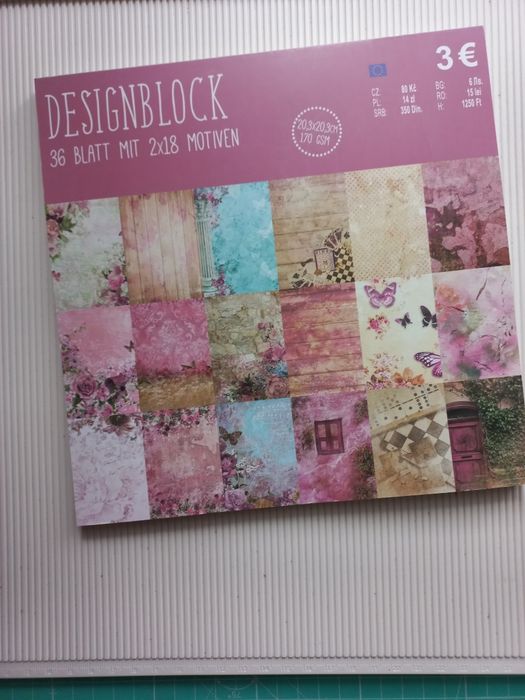 Papier ozdobny scrapbooking 20.3x20.3