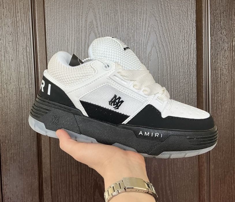 Кросівки 41-45 Амірі MA-1 Black/White