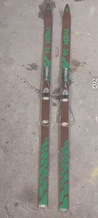 Narty drewniane Regle 36 – retro / vintage / dekoracja