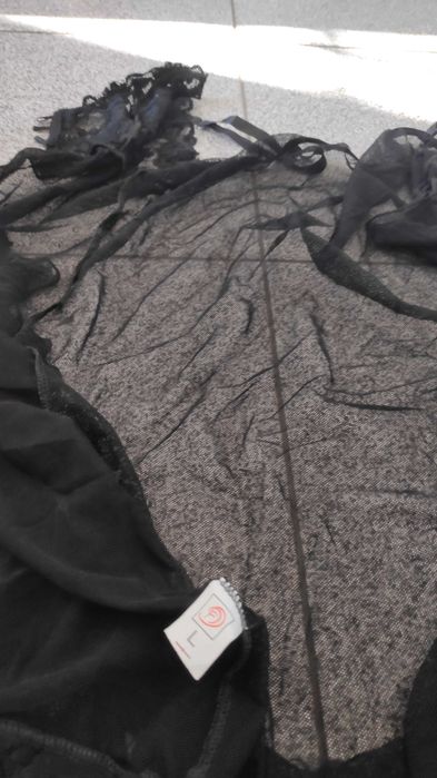 Camisa de dormir Renda Preta