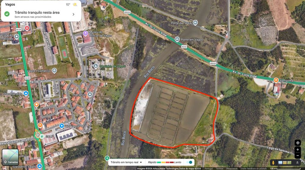 Propriedade 9ha Vagos + piscicultura + armazém