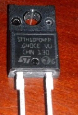 STTH1004FP díodo rectificador 10A 400v TO220