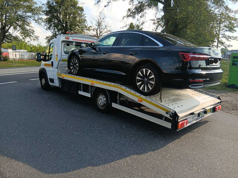Pomoc Drogowa Toruń Łysomice 24H Laweta Autostrada A1 Lubicz