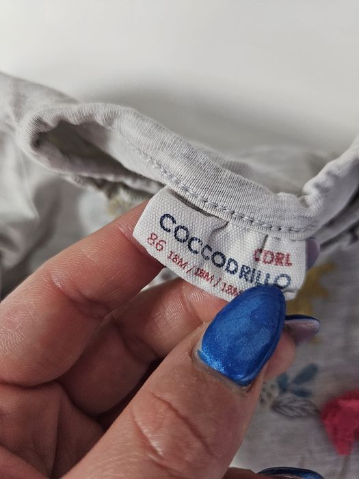 Bluzka dziewczeca z długim rękawem Coccodrilo rozm 86