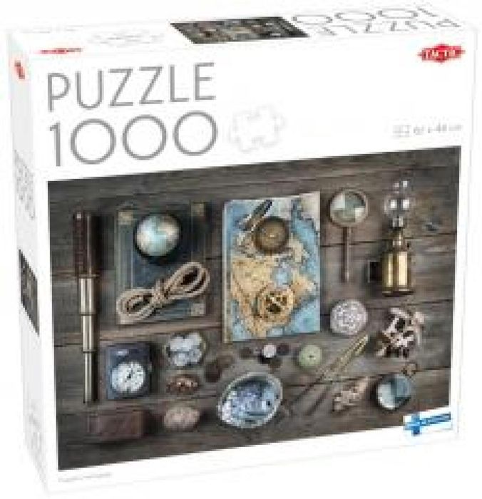 Puzzle 1000 Captain's belongings pudełko,251x261 mm