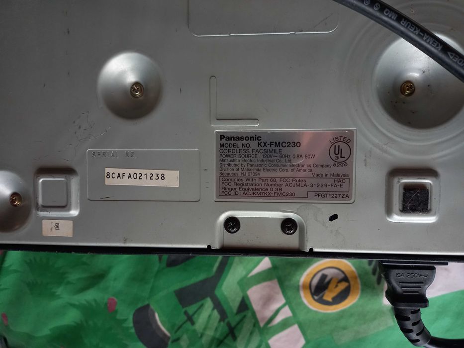 Факс Panasonic нерабочий