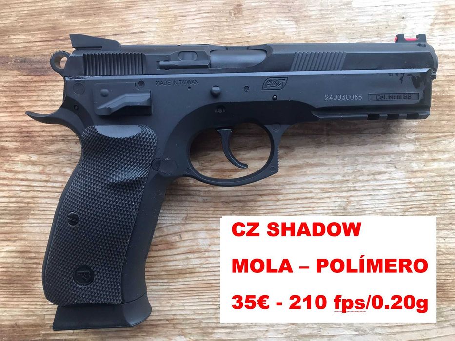 Pistola Airsoft de MOLA - SIG P226 - PPK - COLT 25 - M90TWOO - NOVAS