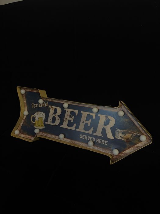 Świecący znak BEER Piwo